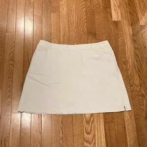 Nike Golf Dri Fit Classic Women's Athletic Tan A-Line Golf Skort